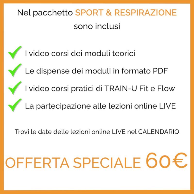Corso Sport & Respirazione - Potenzia le tue Performance attraverso la Respirazione Consapevole